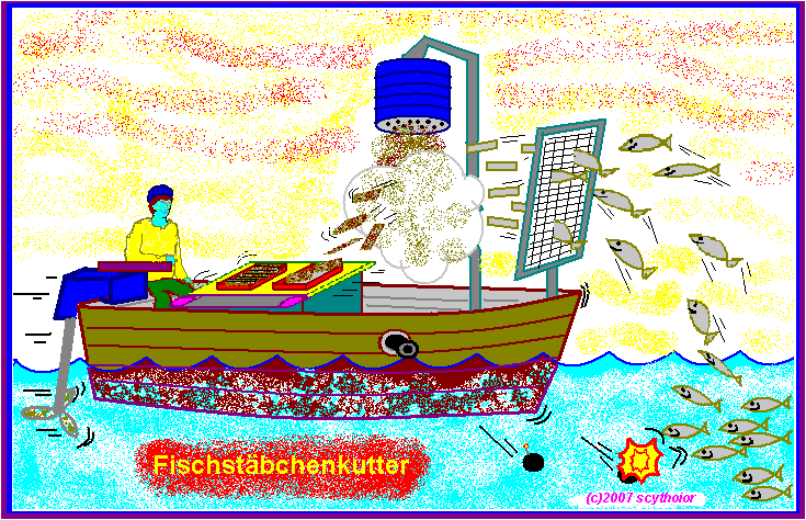 Fischstbchenfertigfangboot
